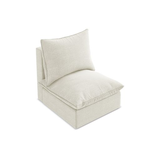 Fauteuil Pour Canapé Modulable Manao En Tissu Bouclette Sable