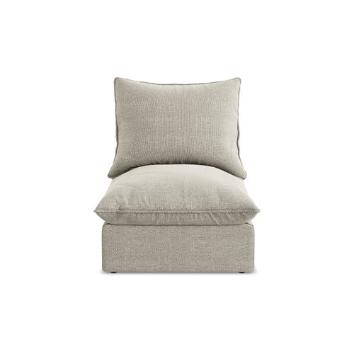 Fauteuil Pour Canapé Modulable Manao En Tissu Bouclette Taupe