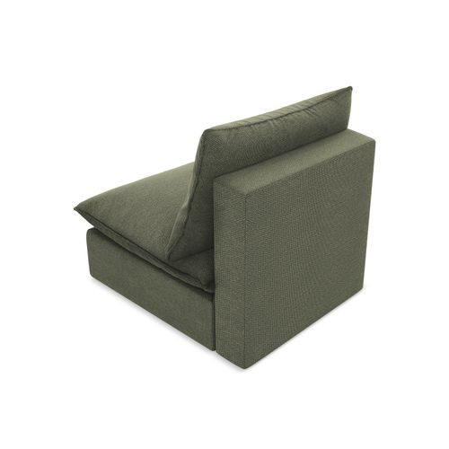 Fauteuil Pour Canapé Modulable Manao En Tissu Bouclette Olive