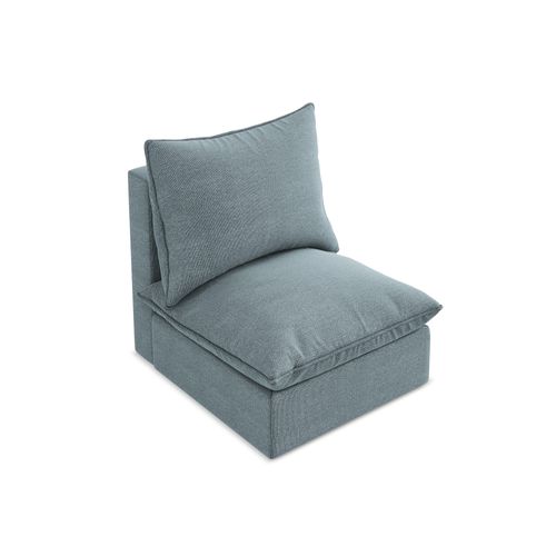 Fauteuil Pour Canapé Modulable Manao En Tissu Bouclette Jeans