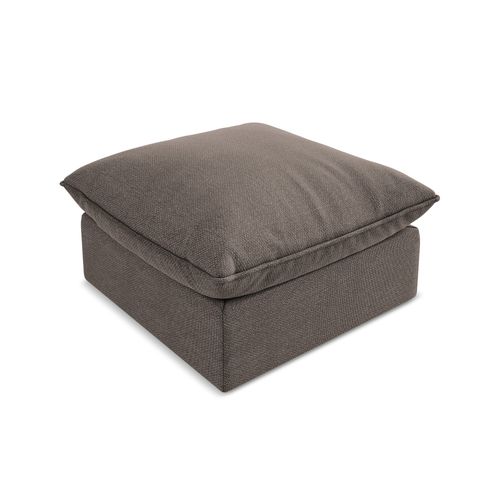 Pouf Manao En Tissu Bouclette Chocolat