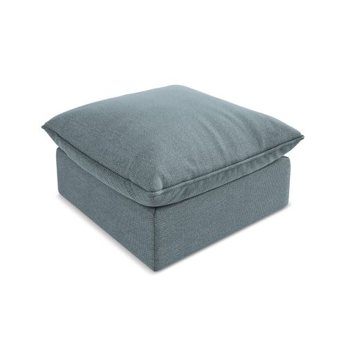 Pouf Manao En Tissu Bouclette Jeans