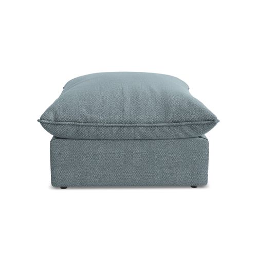 Pouf Manao En Tissu Bouclette Jeans