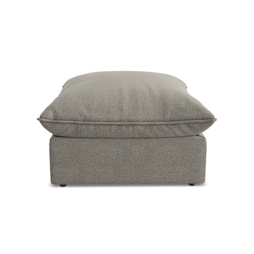 Pouf Manao En Tissu Bouclette Gris