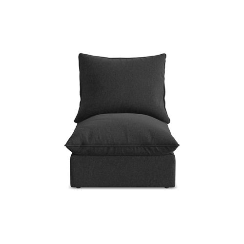 Fauteuil Pour Canapé Modulable Manao En Velours Noir