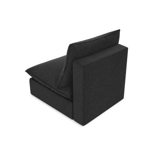 Fauteuil Pour Canapé Modulable Manao En Velours Noir