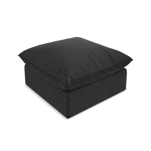 Pouf Manao En Velours Noir