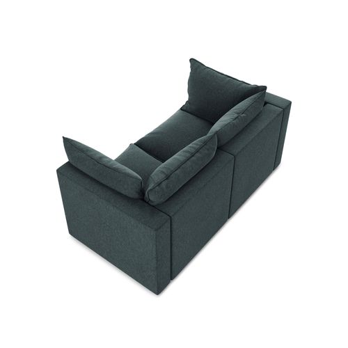 Canapé Modulable 2 Places Manao En Velours Marin