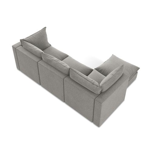 Canapé D'angle 3 Places Modulaire Gauche Manao En Velours Gris