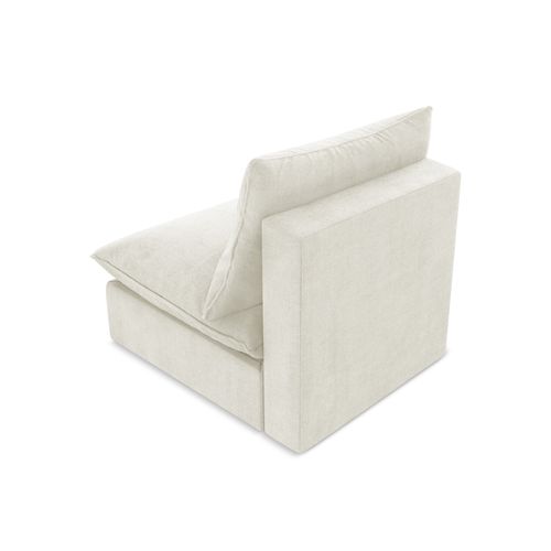 Fauteuil Pour Canapé Modulable Manao En Tissu Texturé Beige