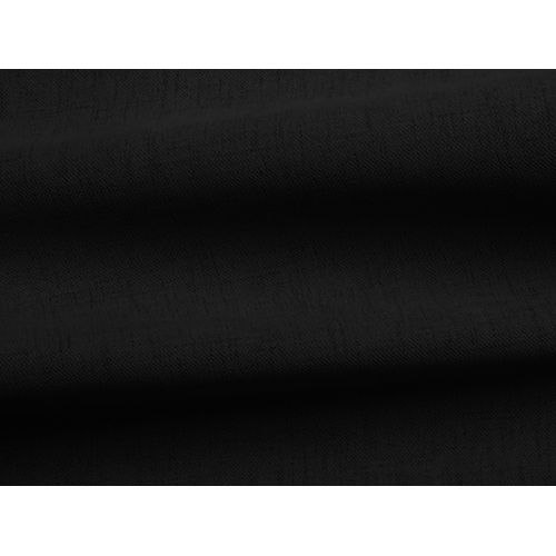 Canapé D'angle 3 Places Modulaire Droit Manao En Tissu Texturé Noir