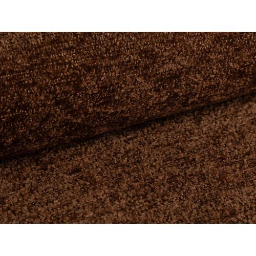 Canapé 3 Places Akala En Tissu Chenille Terre Cuite