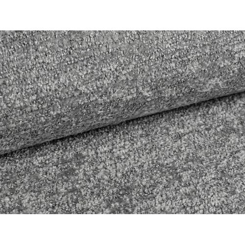 Canapé 3 Places Akala En Tissu Chenille Gris Clair