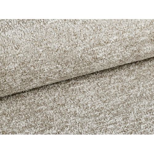 Canapé D’angle 4 Places Gauche Akala En Tissu Chenille Beige