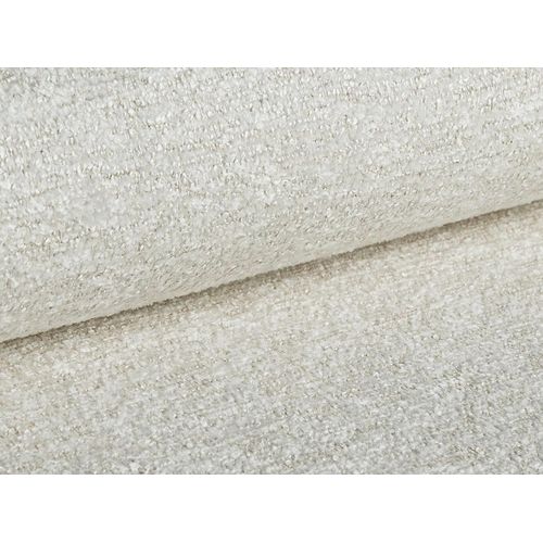 Canapé D’angle 4 Places Droit Akala En Tissu Chenille Beige Clair