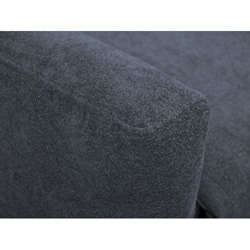 Canapé 3 Places Convertible Holo En Tissu Bouclette Jeans