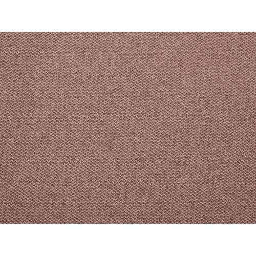 Canapé 3 Places Convertible Holo En Tissu Bouclette Rose Sourd