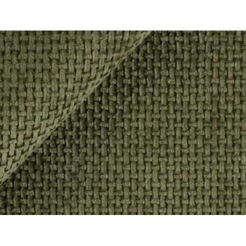 Canapé 3 Places Miki En Tissu Chenille Vert