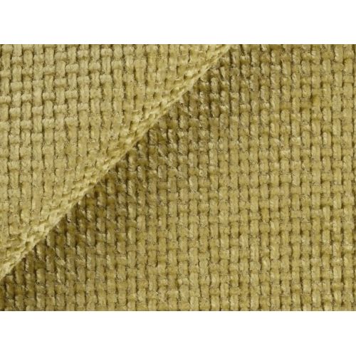 Canapé 3 Places Convertible Piko En Tissu Chenille Vert Citron