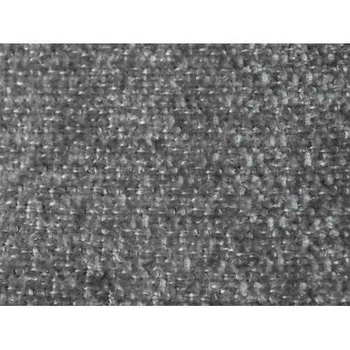 Canapé Modulable 5 Places Maka En Tissu Chenille Gris Foncé