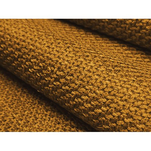 Canapé Modulable 4 Places Omao En Tissu Texturé Moutarde