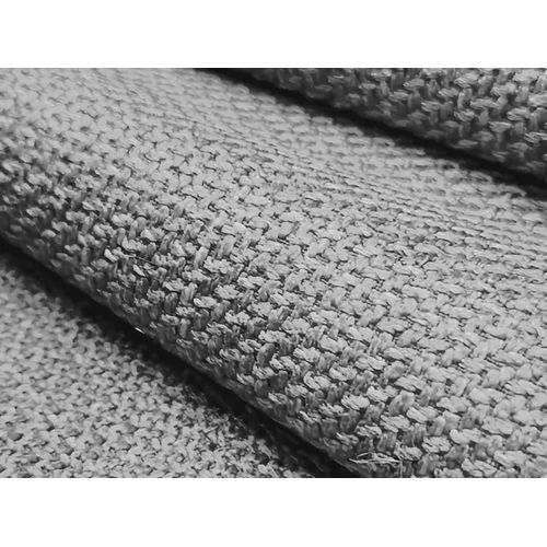 Canapé D'angle 3 Places Modulaire Droit Omao En Tissu Texturé Gris Clair