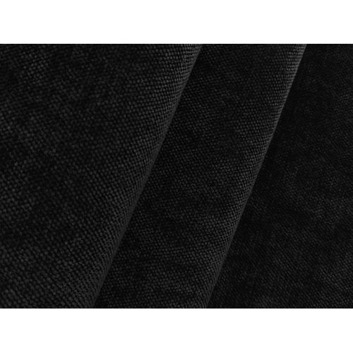 Canapé Modulable 4 Places Omao En Tissu Chenille Noir