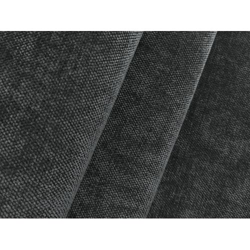 Canapé D'angle 2,5 Places Modulaire Gauche Omao En Tissu Chenille Gris Foncé