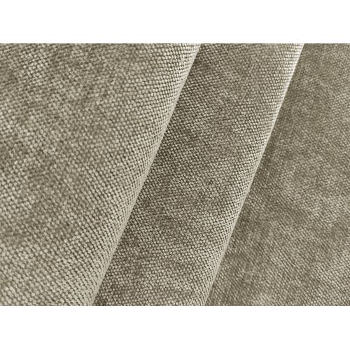 Canapé D'angle 2,5 Places Modulaire Droit Omao En Tissu Chenille Beige