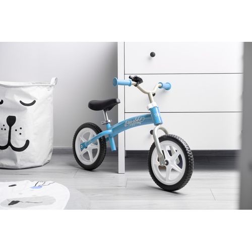 Brass Vélo D'équilibre En Métal - Bleu