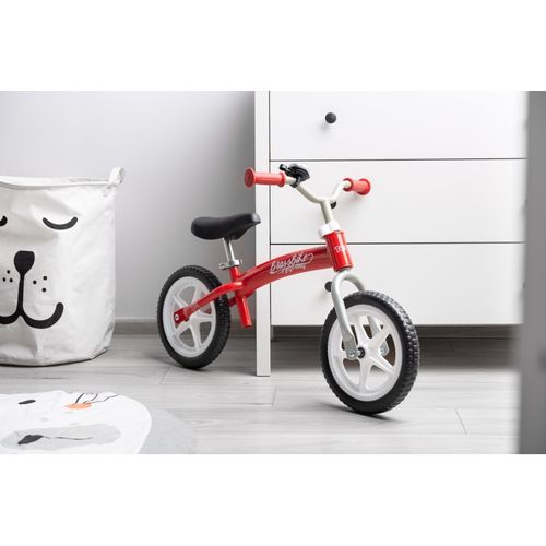 Brass Vélo D'équilibre En Métal - Rouge