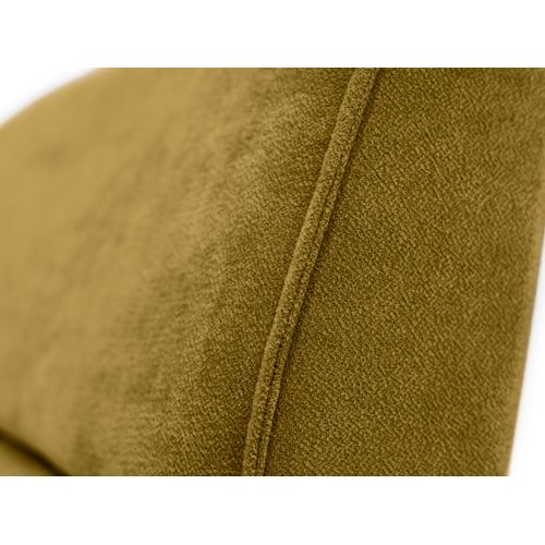 Méridienne San Diego En Velours, Jaune