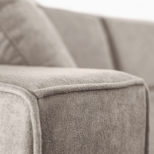 Canapé D'angle Convertible Pedro L, 267 Cm, Marron Clair, Côté Gauche