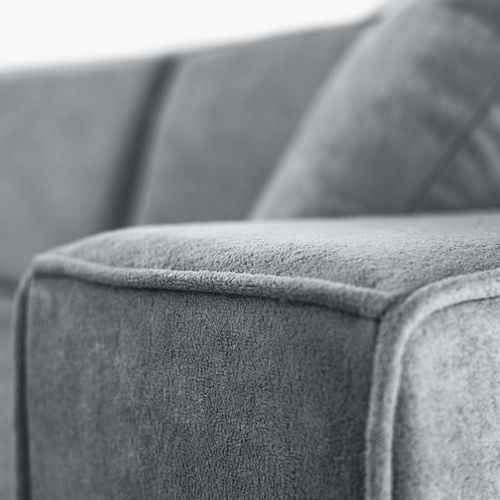 Canapé D'angle Convertible Pedro L, 267 Cm, Gris Clair, Côté Droite