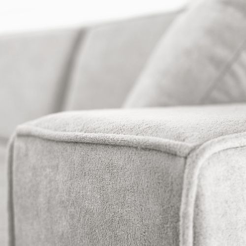 Canapé D'angle Convertible Pedro L, 267 Cm, Beige Clair, Côté Droite