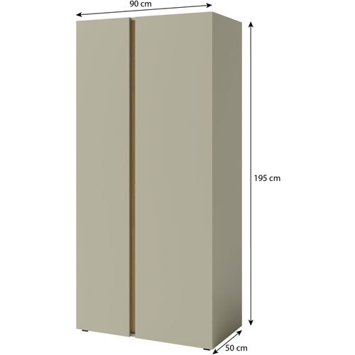 Armoire Lico, 2 Portes, Eucalyptus