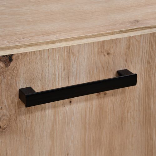 Armoire Trend 2 Portes 90 Cm Cachemire – 2 Tiroirs, Penderie, 5 Étagères