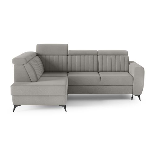 Canapé D’angle Connor II Convertible Avec Coffre - Ottomane Gauche - Beige Foncé