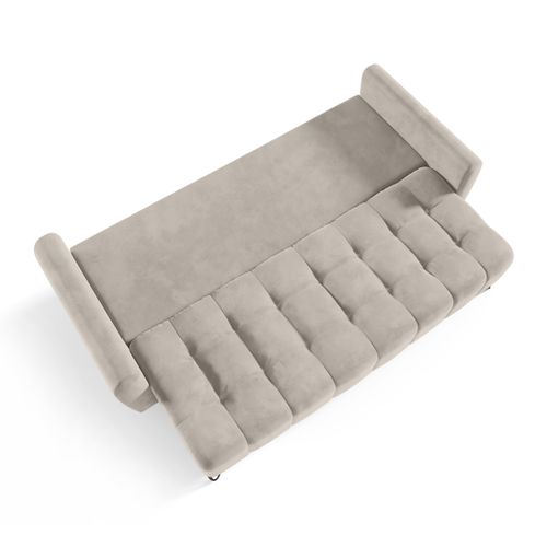 Canapé 3 Places Convertible Malaga, Beige