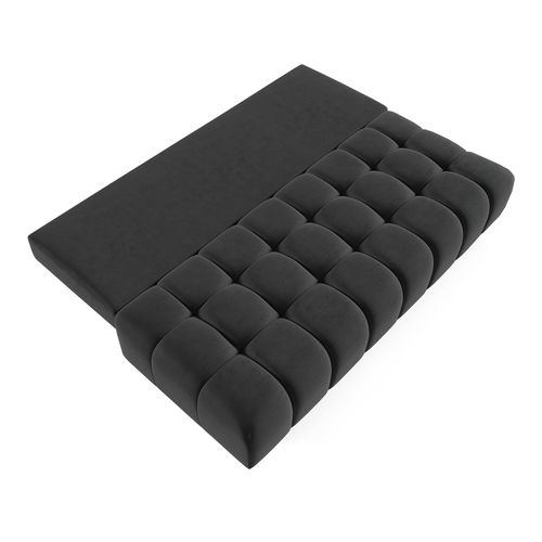 Canapé 3 Places Convertible Bergen, Noir