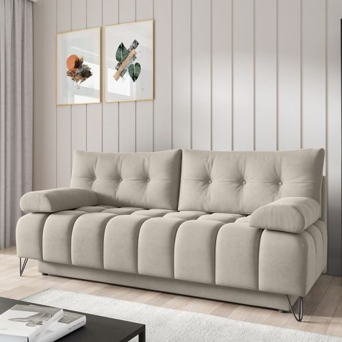 Canapé 3 Places Convertible Bergen, Beige