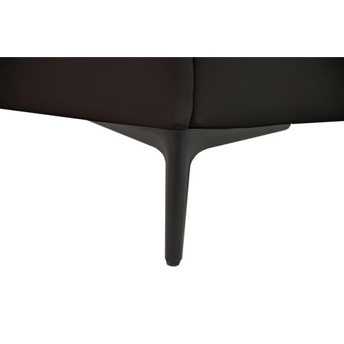 Lit 140x190 cm JAPP 3 polyuréthane noir