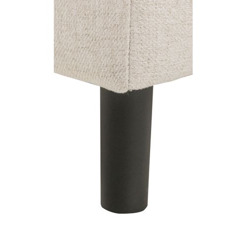 Canapé d'angle méridienne réversible YOGI tissu beige