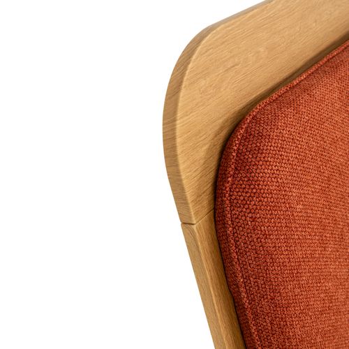 Tête de lit tissu Style VENUS Terracotta L.168 cm