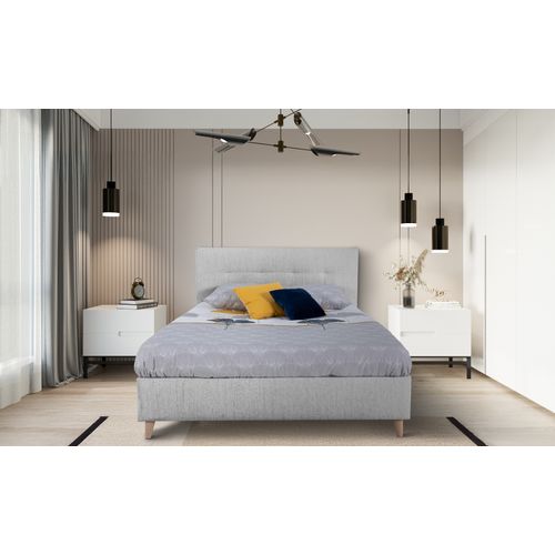 Lit 140x190 cm JAPP Neve Gris