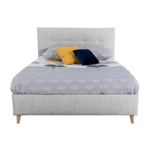 Lit 140x190 cm JAPP Neve Gris