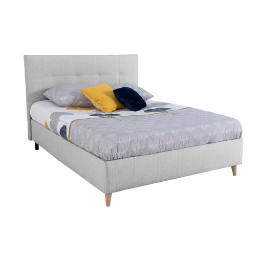 Lit 140x190 cm JAPP Neve Gris