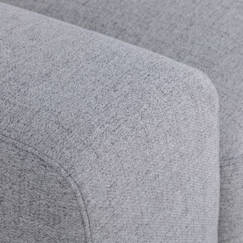 Canapé 3 places LOUIS tissu gris