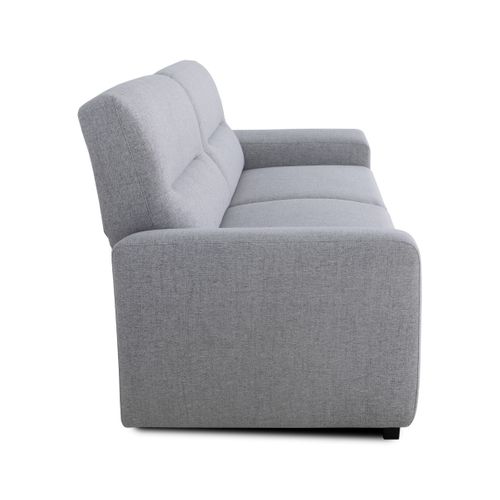 Canapé 3 places LOUIS tissu gris