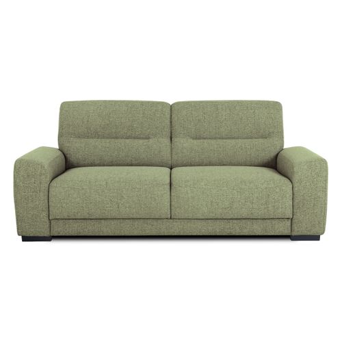 Canapé 3 places LOUIS tissu vert